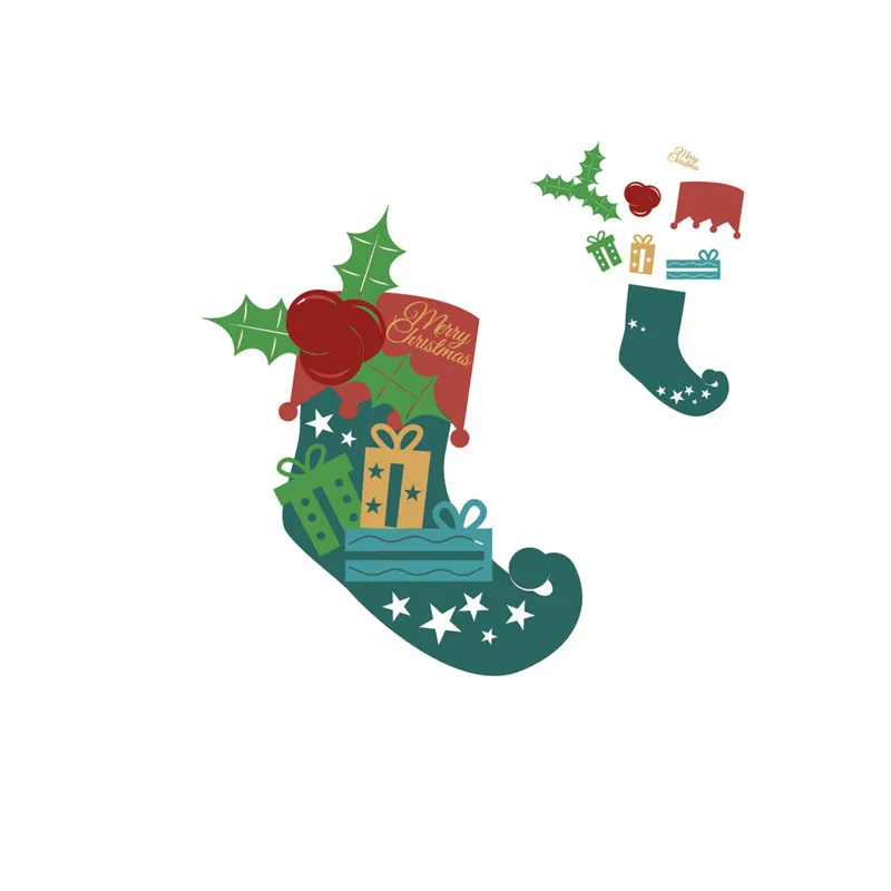 

Naifumodo Christmas Socks Metal Cutting Dies for Craft Dies Scrapbooking Embossing Stencil DIY Die Cut Card Decoration New 2019