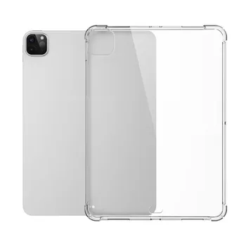 

For New Ipad Pro 12.9 2020 Drop Bumper Tpu Silicone Transparent Slim Cover Protective Case Cover With A Non-slip Grip