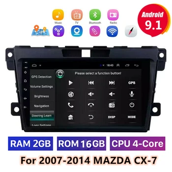 

9'' 2 din Android 9.1 Car Radio GPS Navigation for Mazda CX-7 2007-2014 Car Multimedia Player Stereo Audio Video Player