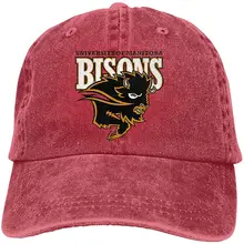 TSDFCBison Pride NDSU Мужская и Женская Ретро ковбойская шляпа Регулируемая ковбойская шляпа бейсболка Красная