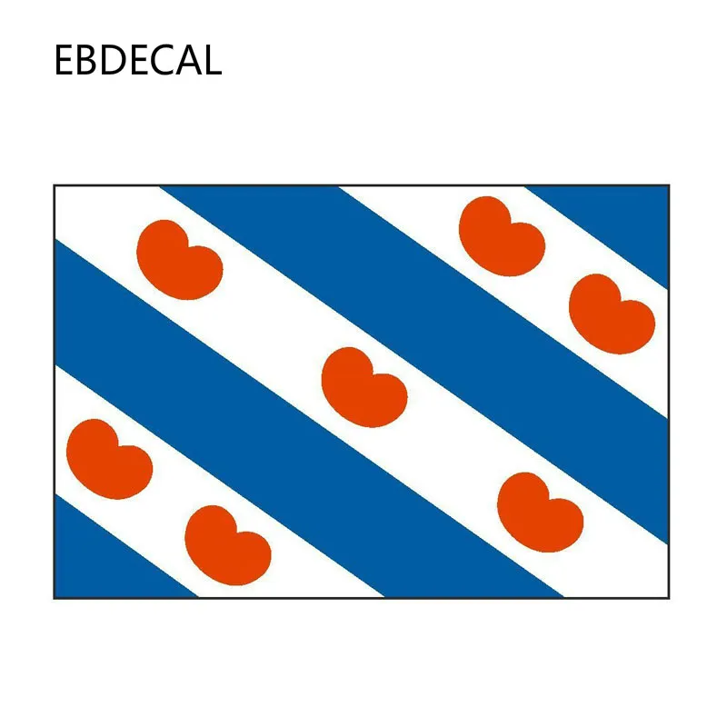 EBdecal креативный фрисландский флаг для авто автомобиля/бампера/окна/настенные