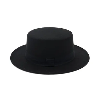 

Winter Autumn Imitation Woolen Women Men Ladies Fedoras Top Jazz Hat European American Round Caps Bowler Hats Feminino Gorra
