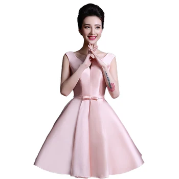 

Sukienka druhna2020new satin sexy V neck A Line urgundy gold royal blue purple pink bridesmaid dresses short wedding guest dres