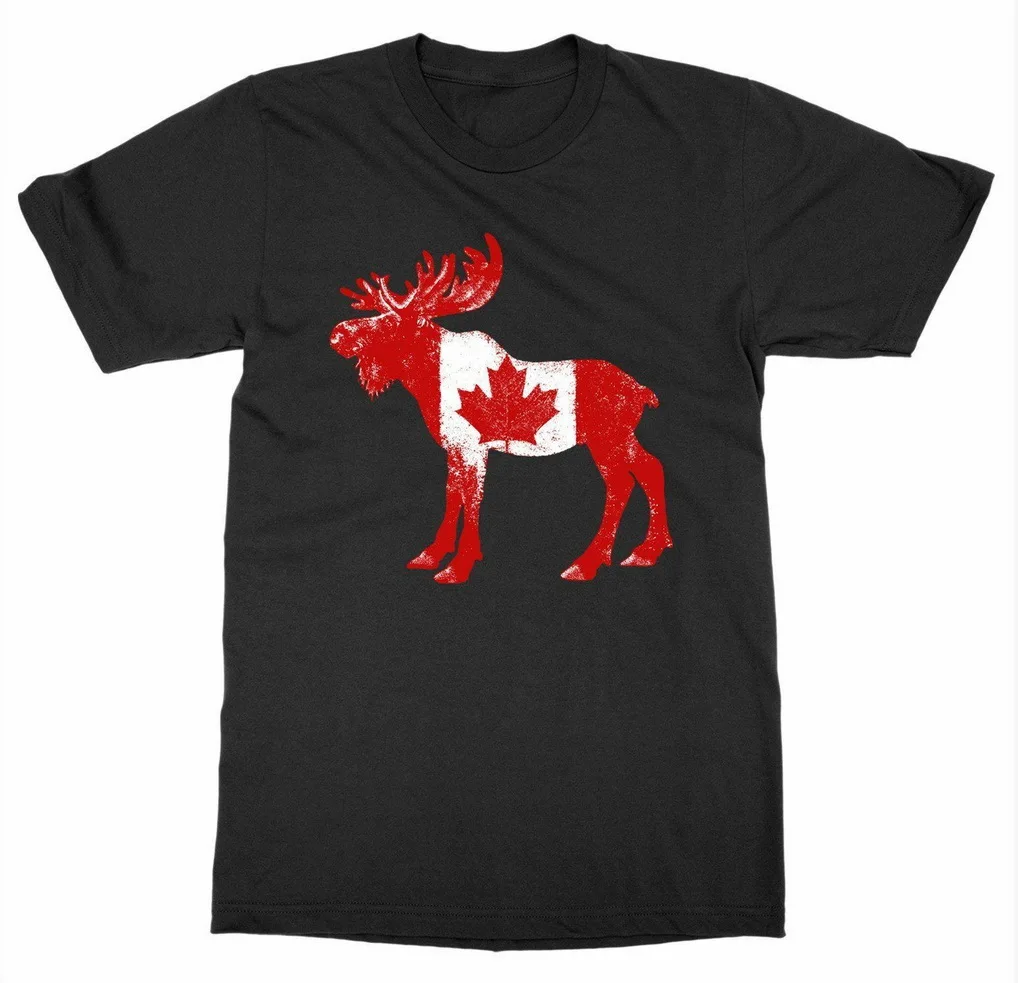 Футболка Moose с флагом канадский день истинный Северный полярный медведь кленовый