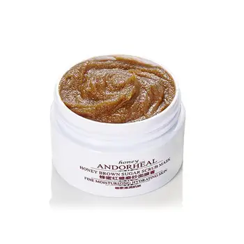 

Honey Brown Sugar Scrub Mask Gentle Cleansing Keratin Improves Moisturizing Dullness Moisturizing M0J1