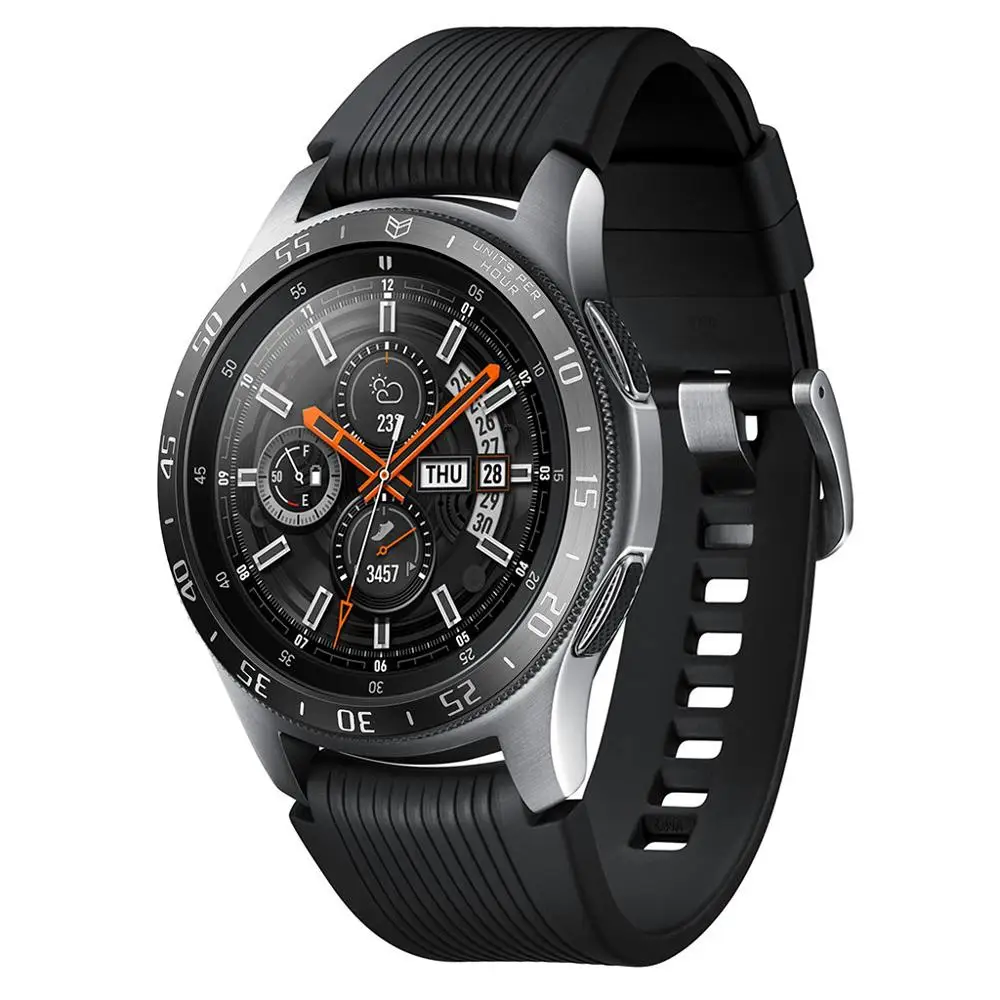 Смарт-часы, покрытие, кольцо, Смарт-часы, Аксессуары для samsung Galaxy Watch, 42 мм, ободок, кольцо, клейкая крышка, против царапин, металл
