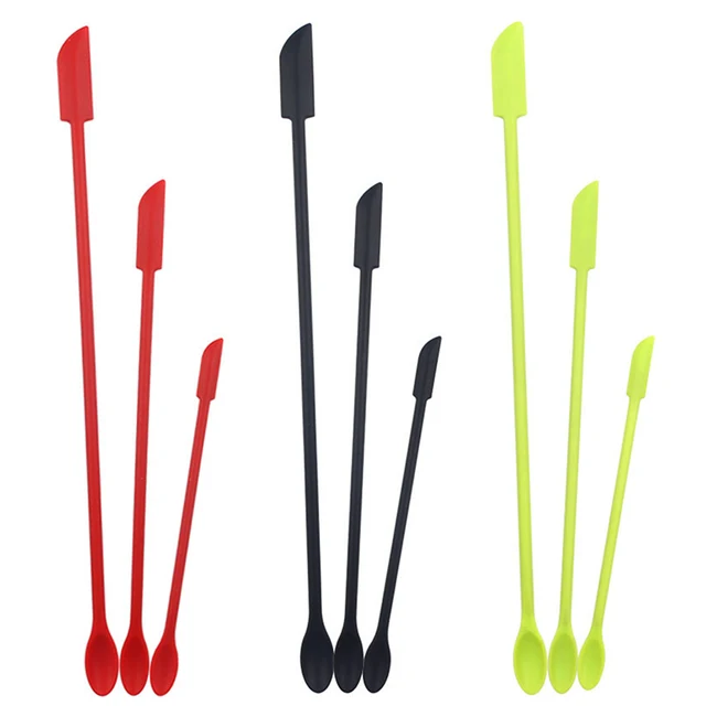 2 Pieces Long Handle Silicone Jar Spatula Non-Stick Rubber Scraper Heat  Resistant Spatula Silicone S…See more 2 Pieces Long Handle Silicone Jar