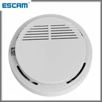 

2pcs High Sensitive Smoke Sensor Detector Photoelectric Home Security System Cordless Wireless Smoke Tester Fire Alarm Equipment