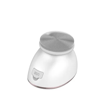 

Silicone Facial Cleaning Brush Deep Pore Cleaning Ultrasonic Facial Cleanser Electric Washing Brush Facial Brush Cleansing Brush