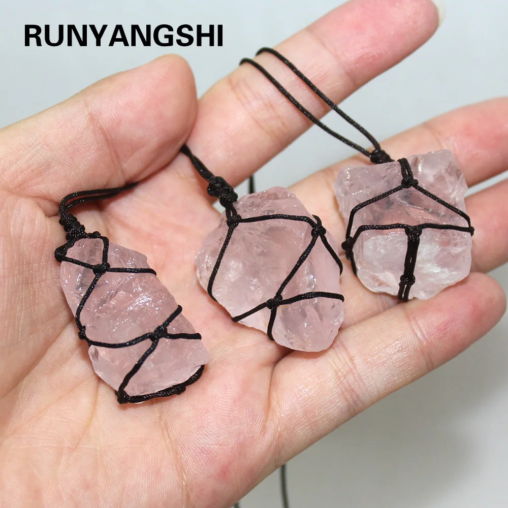 Runyangshi 1 шт. натуральный порошок кристалл большая гранула розовый кварц