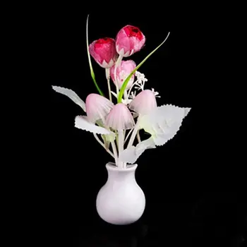 

Novelty Mushroom Night Light Silicone Light Sensor Lamp Led Colorful Mushroom Lamp Led Night Lights 1 Set