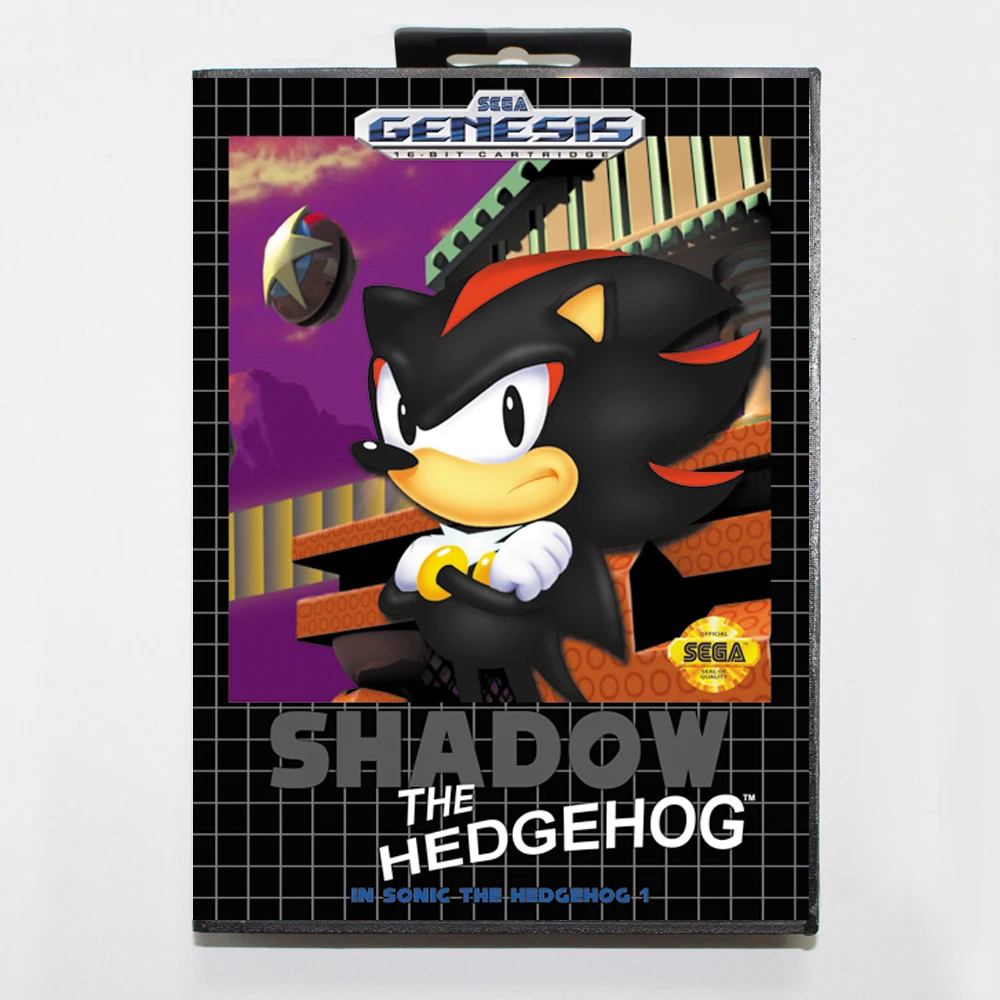 Игровая карта Shadow In Sonic 1 16 бит MD для Sega Mega Drive/ Genesis в розничной упаковке |