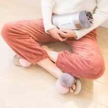 Одежда для отдыха, пижамные штаны, женская мода, стиль, чистый коралловый бархат, домашние штаны, удобные штаны для дома