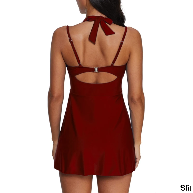 Sfit Fashion Woman Halter Bikini Knitted Split Bikini Sets Female Biquine Hot Patchwork Bathing Suit Vintage Tankini Mujer Sfit Fashion Woman Halter Bikini Knitted Split Bikini Sets Female Biquine Hot Patchwork Bathing Suit Vintage Tankini Mujer