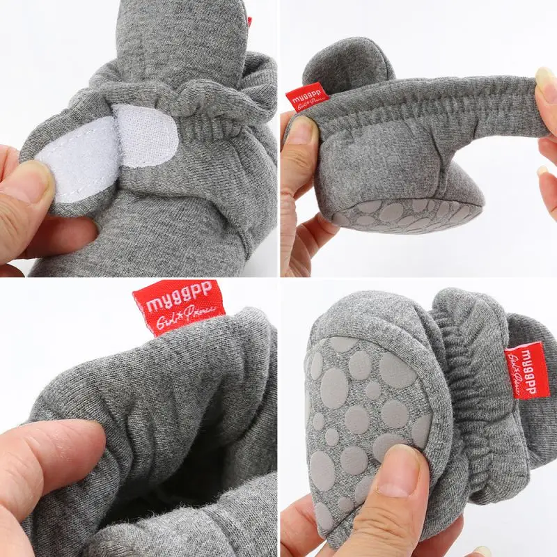 Носки для новорожденных; обувь для мальчиков и девочек; обувь для малышей; удобная мягкая Нескользящая теплая детская кроватка