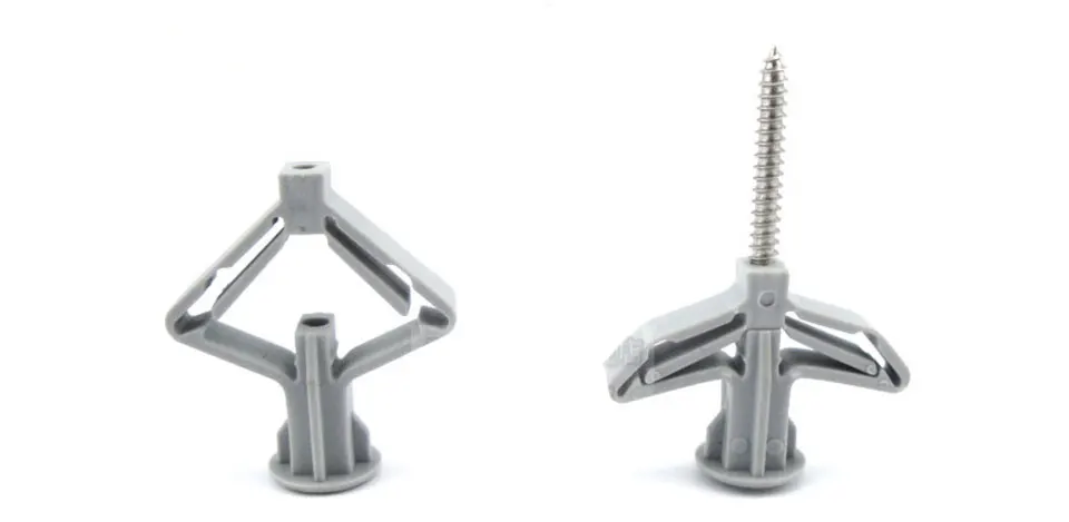 Description Picture 4 of item100pcs Expansion Drywall Anchor Kit With Screws Self Drilling Wall Home Pierced Special For Nylon Plastic Gypsum Board