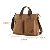 Scione Men Canvas Portable Handbag Business 2022 Fashion Casual Vintage Multifunction Shoulder Bag Leisure handbag Dropshipping ► Photo 2/6