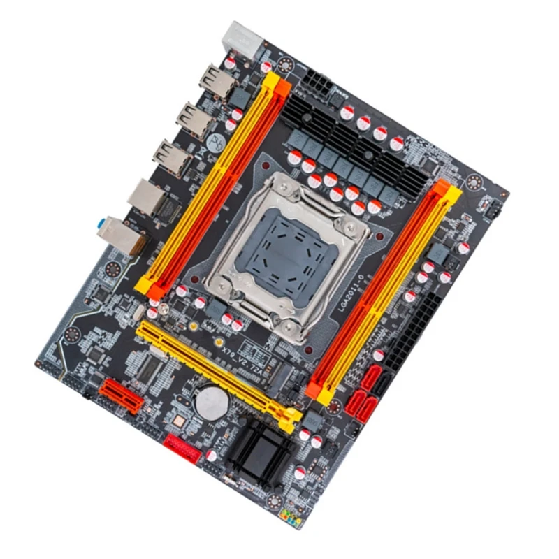 X79 чип компьютерная материнская плата SATA3 PCI E NVME M.2 SSD поддержка памяти REG