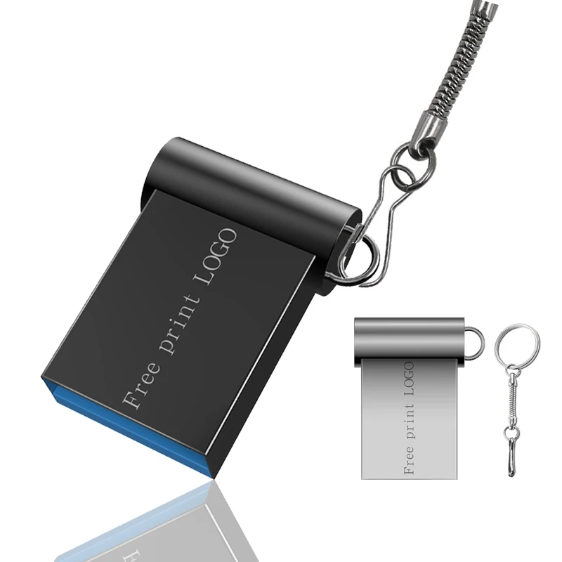 Супер мини-флеш-накопитель 32 ГБ флеш-накопитель 64 Гб металлический usb 8