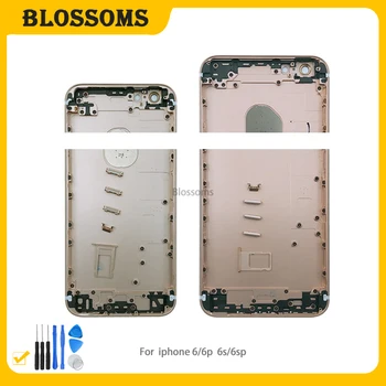 

Back Housing for iPhone 6 6g 6sPlus Plus Battery Cover Middle Frame Chassis with Side Buttons Sim Tray CE or FC Repair Parts