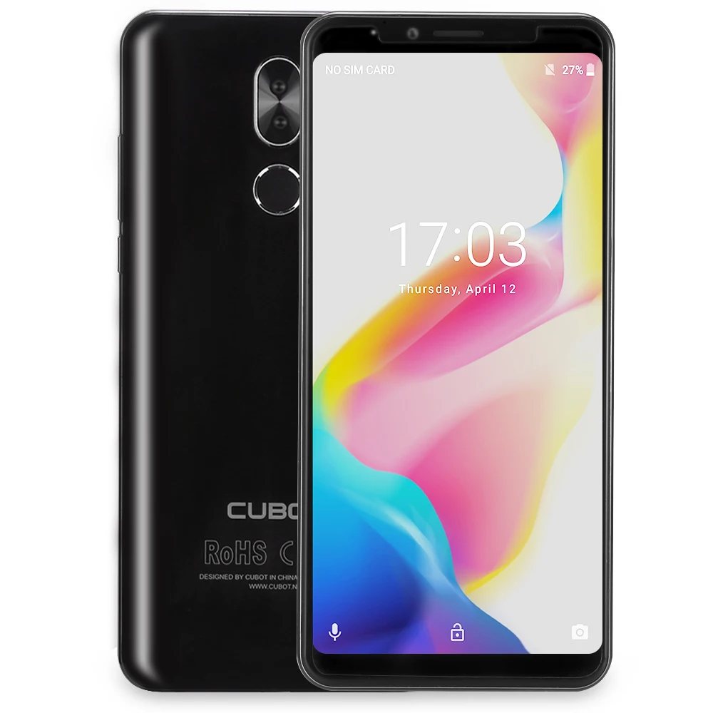 Отремонтированный смартфон CUBOT X18 Plus 4G 5 99 дюймов Android 8 0 4 Гб ОЗУ 64 ПЗУ
