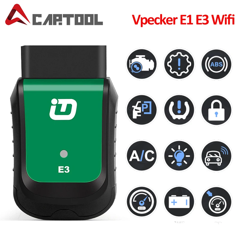 Vpecker E1 E3 Wi Fi OBD2 автомобильный диагностический инструмент ABS двигателя