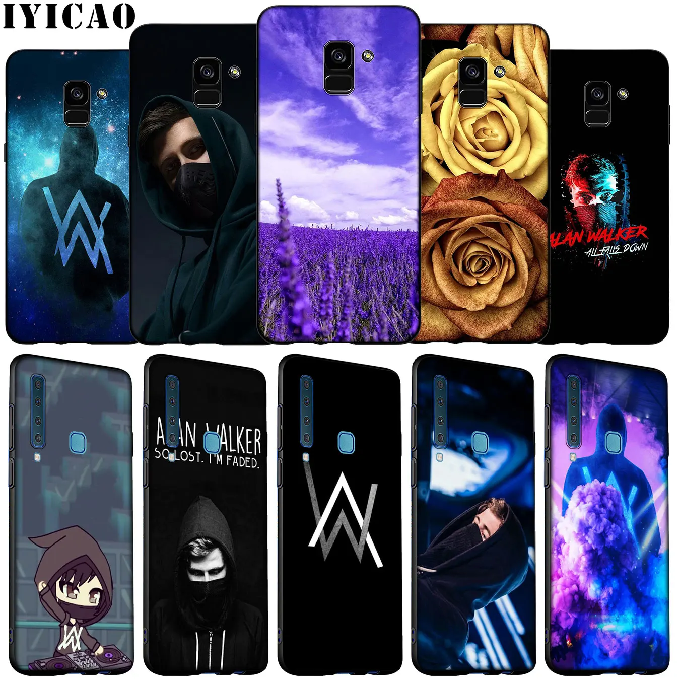 Электронный Музыкальный Чехол Alan Walker DJ для Samsung Galaxy A51 A71 A81 A91 A41 A21 A11 A01 A2 Core J8 J7 J6 J4
