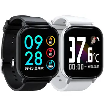 

2020 Newest High End Real Time Emperature Measurem Blood Pressure Detection Intelligent Smart Watch For Android 4.4 IOS 9.0