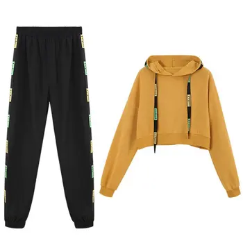 

Hooded long-sleeved Sweaters ladies fitness wear ladies new fashion shirt sportswear 2 sports Sweaters