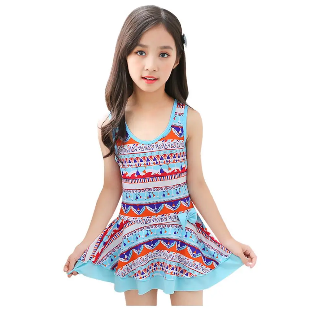 Детское платье для девочек; летнее платье для плавания для девочек; детская одежда; пляжные платья; купальный костюм; платья для маленьких девочек;