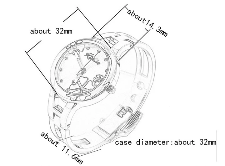 Kimio бренд для женщин браслет наручные часы дамы кварцевые часы Клевер нержавеющая сталь Кристалл Женское платье часы для женщин