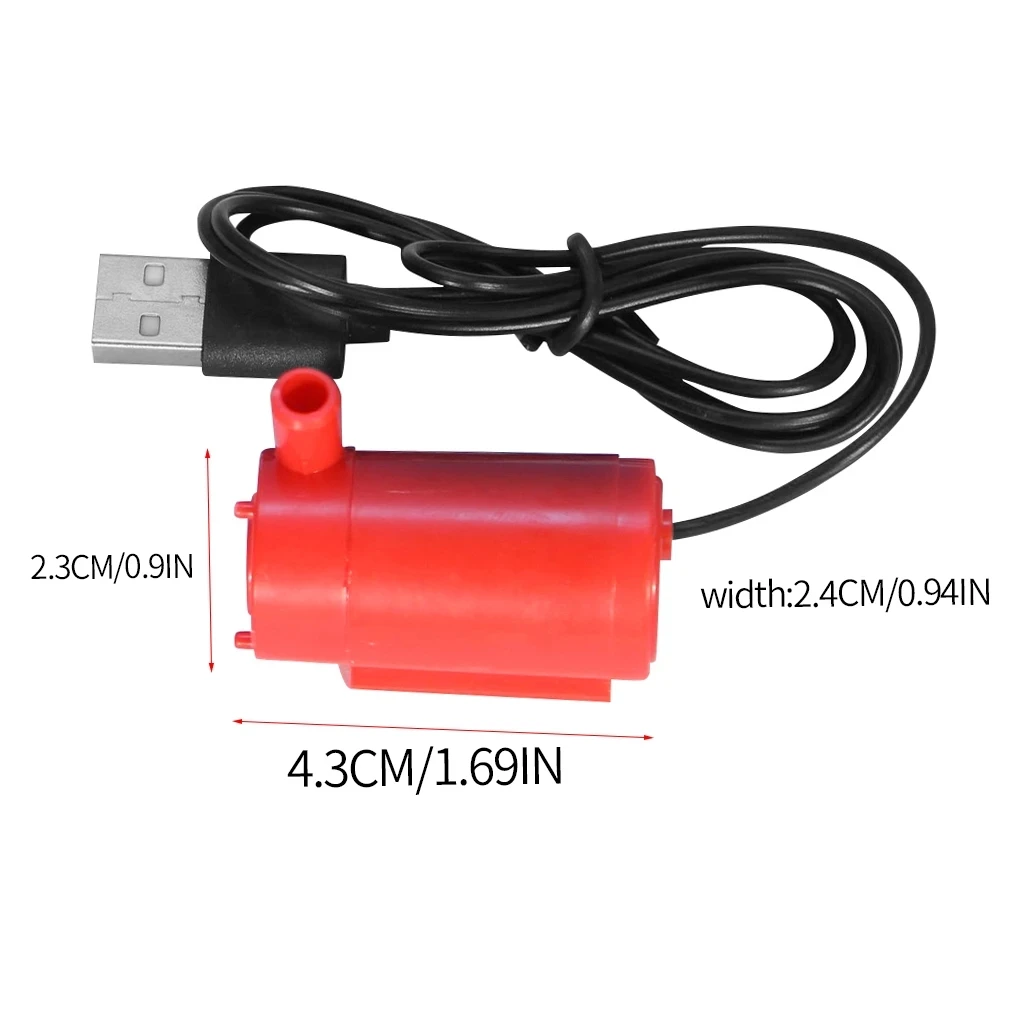 Kaufe USB Micro Tauch-Mini-Wasserpumpe für Aquarien, Aquarium, Brunnen,  Gleichstrommotor