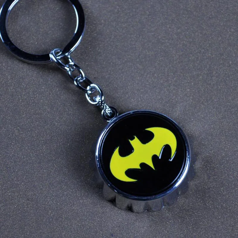 batman 20 шт./лот, модные ювелирные брелки, Мстители, Человек-паук, бетмен И Дедпул, капитан, открывалка для бутылок, брелок для мужских аксессуаров - Цвет: batman