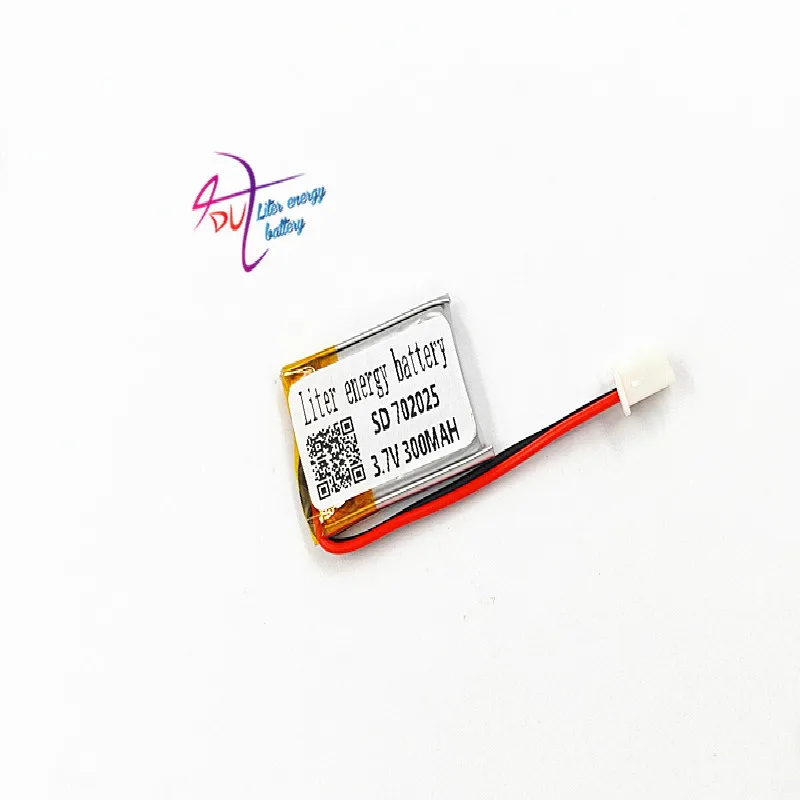 JST XH 2,54 мм 3,7 V 300 MAH 702025 литиево-полимерный lipo Перезаряжаемые Батарея для Mp3 наушников PAD DVD bluetooth камеры