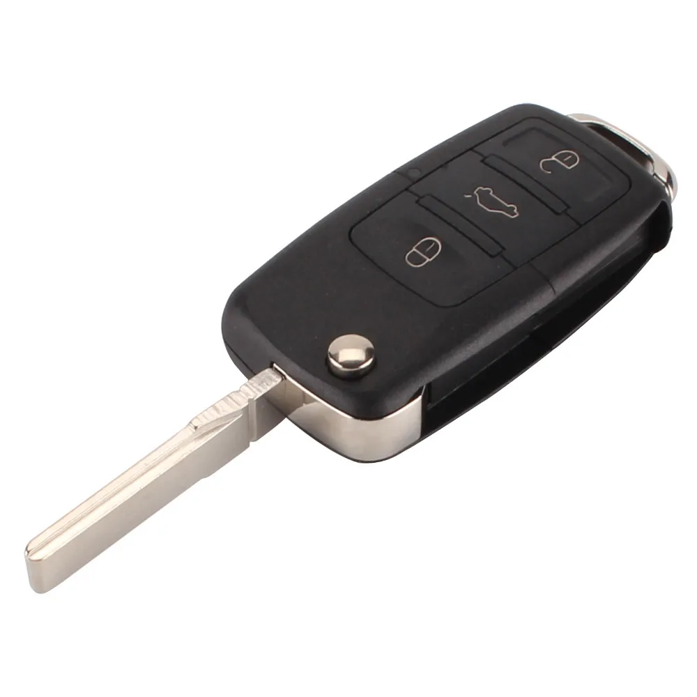 KEYYOU 20 шт./партия 4 кнопки дистанционный складной чехол для ключа автомобиля для VW Volkswagen Golf MK4 Bora Замена