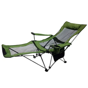 

Outdoor Folding Chair Light Portable Dual-purpose Reclining Chair Nap Chair Escort Bed Recreational Backrest Camping Fishing Sto