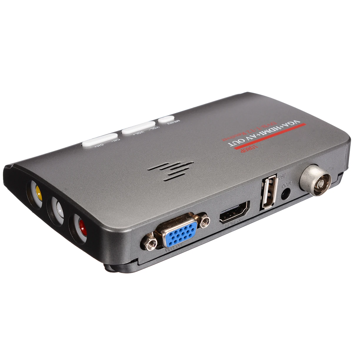 Цифровая ТВ приставка 1080P HDMI DVB T/T2 тюнер приемник наземный VGA AV CVBS для ЖК/CRT