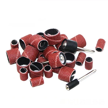 

104pcs Sand Ring Grinding Head Sandpaper Ring Polishing Wood Metal Plastic Model Electric Grinding Accessories