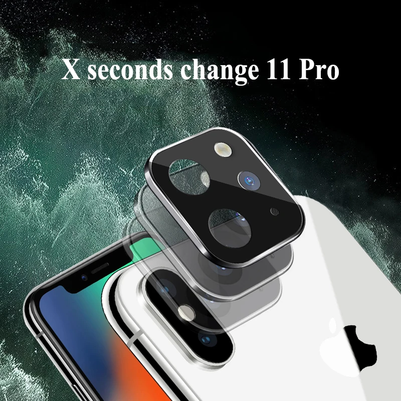 Задняя камера защита объектива Защитное стекло для iphone x xs max Второе изменение 11 Pro