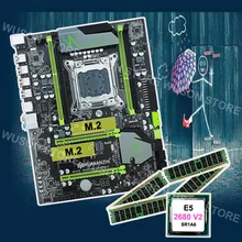 Качественный поставщик настольного оборудования huanan Zhi X79 материнская плата с M.2 слотом ram 16G(4*4G) DDR3 RECC cpu Xeon E5 2680 V2 2,8 GHz