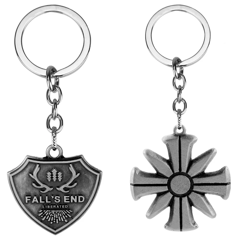 Game Far Cry 5 FARCRY Keychain Fall's End Metal Keyring Key Holder