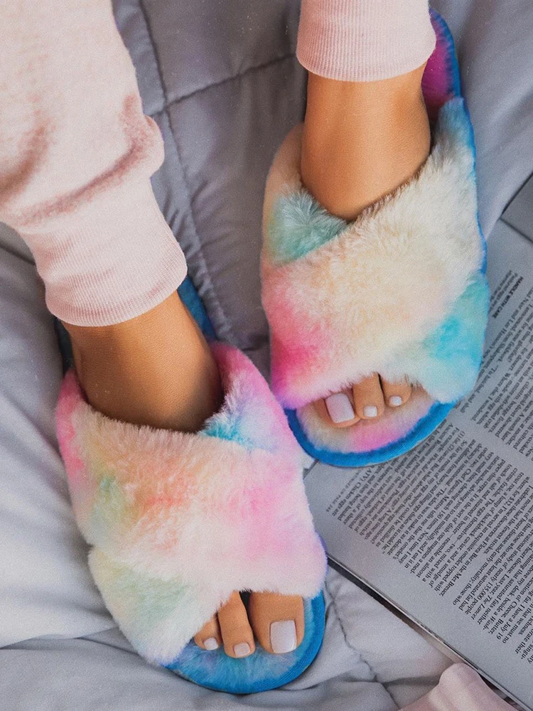 Warm Women Fluffy Slippers