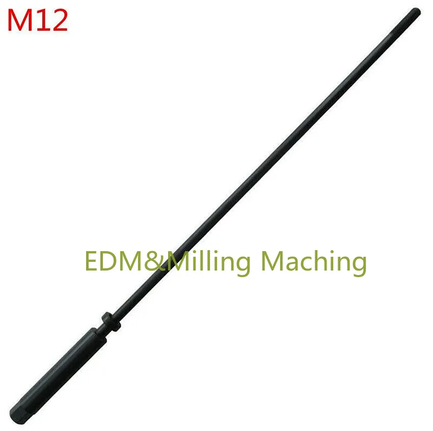 

1PCS High Quality Bridgeport Mill Part Milling Machine R8 Draw Bar Overall Drawbar CNC M12 600mm DURABLE