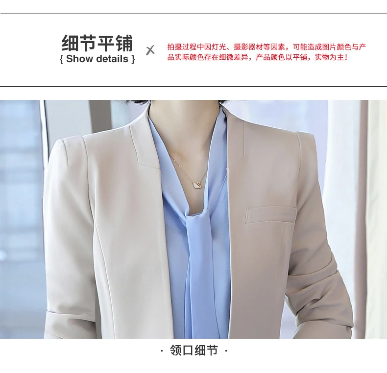 Elegant Women Pant Suits Formal Uniform Office Lady Business Work Jacket Suit Female 2 Piece Pants Blazer Set Plus Size 4XL 2019