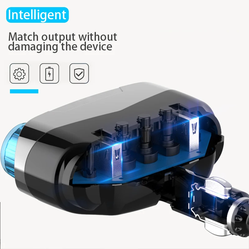 12V автомобильный разъем USB Авто Быстрый Зарядное устройство QC3.0 розетка для автомобильного прикуривателя Разветвитель адаптер для мобильного телефона CCTV DVR MP3 аксессуары