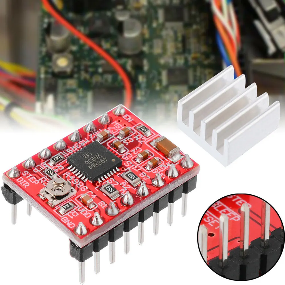 5pcs-A4988-Stepper-Motor-Driver-Module-RepRap-3D-Printer-Pololu-StepStick-Electrical-Equipment