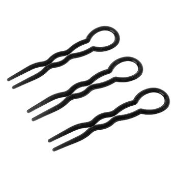 

3pcs Fork Tools Braid Hairstyle Hair Fork U Shape Fork Clips Pin Accessories