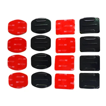 

16Packs Double-sided Glue Pad with Helmet Flat Adhesive Mount Curved Surface Base for GoPro