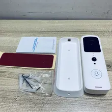 Timbre de puerta inteligente con WiFi, intercomunicador Visual, visión nocturna, IP, inalámbrico, cámara de seguridad para el hogar