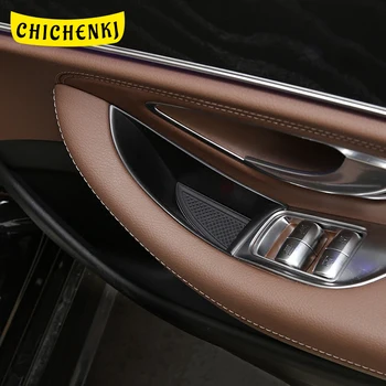 

Car Gate Door Storage Box Barrel Organizing Organizer Case Holder Interior Accessories for Mercedes-Benz E-Class W213 2016-2020